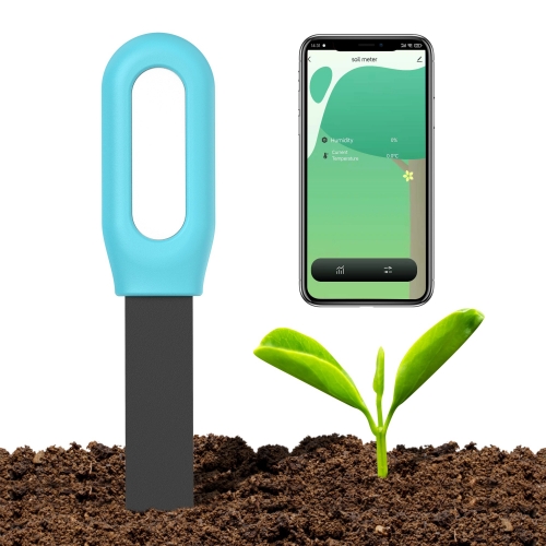 Smart WiFi Soil Moisture Sensor for Indoor Plants, 2 in 1 Soil Humidity/Temperature Reliable Data Record, Plant Moisture Meter with APP Control