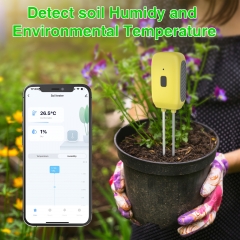 Wireless Soil Sensor with stainless steel Probe Wifi Home Tester Smart Tool Utensil Tool Tool Meter Soil Meter