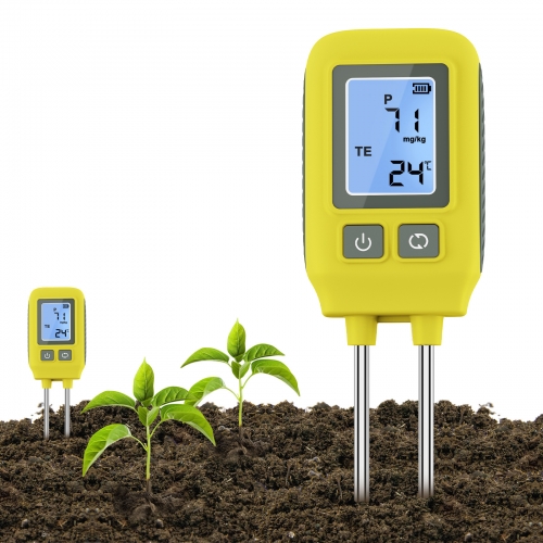 Wireless NPK Digital Display soil tester,3 in 1 Digital Plant Soil Moisture Meter with PH/Moisture/Temperature for Garden,Lawn,Farming and House/Outdoor Plants