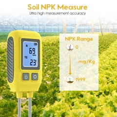 Wireless NPK Digital Display soil tester,3 in 1 Digital Plant Soil Moisture Meter with PH/Moisture/Temperature for Garden,Lawn,Farming and House/Outdoor Plants