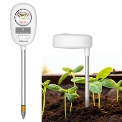 Moisture Meter - 4-in-1 Soil Test Kit Without Battery, Soil Moisture/Light/Nutrients/pH Meter for Plant, Garden, Lawn, Indoor & Outdoor