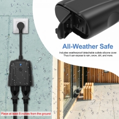 Smart Waterproof Outdoor Plug Works with Alexa