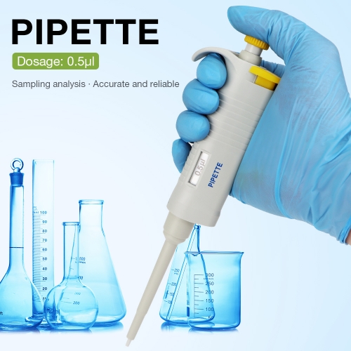 High Quality Single Channel Lab Pipette 0.5UL Laboratory Pipette