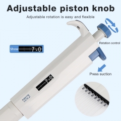 New Arrival 8-Channel Digital Pipette Laboratory 0.5-10ul Adjustable High Accurate Micro-pipette Multi Channel Pipette Dropper