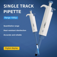 Lab Pipette 1000UL Single Channel Micro Pipette Laboratory Mechanical Micro Pipette