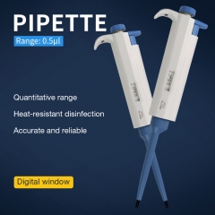 Laboratory Top Pipette Mechanical Single Channel 0.5Ul Lab Pipette