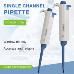 Laboratory Top Pipette Mechanical Single Channel 0.5Ul Lab Pipette