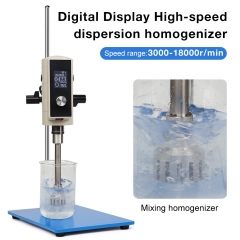 New Arrival Homogenizer Laboratory 40L LCD Digital Display Mixer High-speed Control Timing Food Homogenizer Cosmetics Lab Use