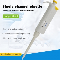 High Quality Single Channel Lab Pipette 0.5UL Laboratory Pipette