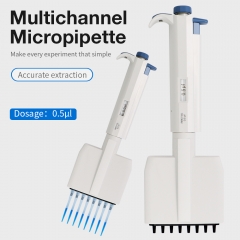 Multi-Channel Pipette 0.5ul Fully Autoclavable Micro Pipette for Laboratory