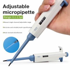 Digital Control Pipette 0.1-2.5Ul Mechanical Micro Medical Laboratory Pipette Pen Micropipette Pipette