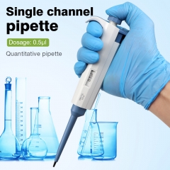 Laboratory Top Pipette Mechanical Single Channel 0.5Ul Lab Pipette