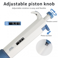 New Arrival Adjustable Pipette 1000-5000ul Laboratory Single Channel Dropper Pipette For Lab High Accurate Digital Micro-pipette