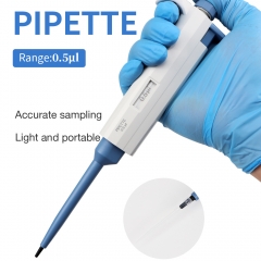 Laboratory Top Pipette Mechanical Single Channel 0.5Ul Lab Pipette