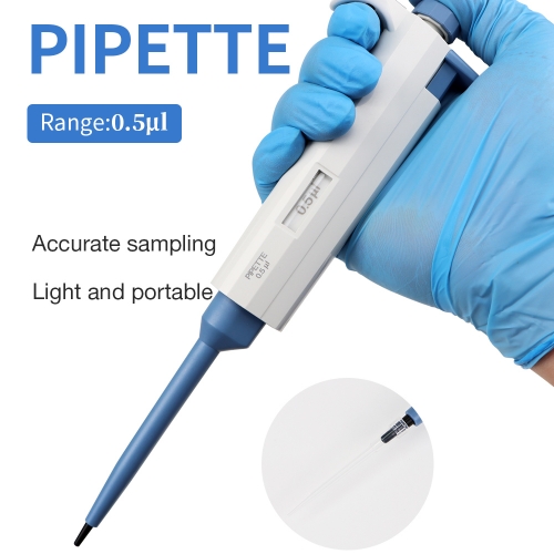 Laboratory Top Pipette Mechanical Single Channel 0.5Ul Lab Pipette