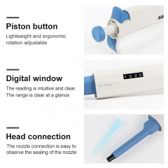 New 100-1000UL Laboratory Adjustable Pipettes Single-Channel Manual Micro Pipette for Lab Use