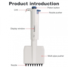 High Quality 8 Channel Pipette Fixed 0.5ul Volume Multi-channel Micro Pipettes for Laboratory