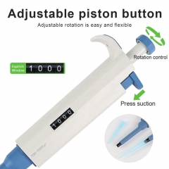 New 100-1000UL Laboratory Adjustable Pipettes Single-Channel Manual Micro Pipette for Lab Use