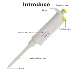 New Arrival Laboratory Pipette Dropper 0.5UL Fixed Single Channel High Accurate Pipette Digital Micro-pipette Dropper For Lab