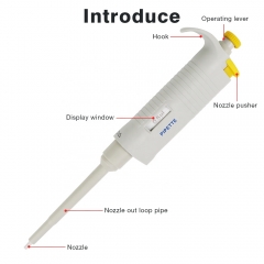 New Arrived Fixed Volume Pipette Manual Single Channel Pipettor 0.5UL Laboratory Micro Pipette