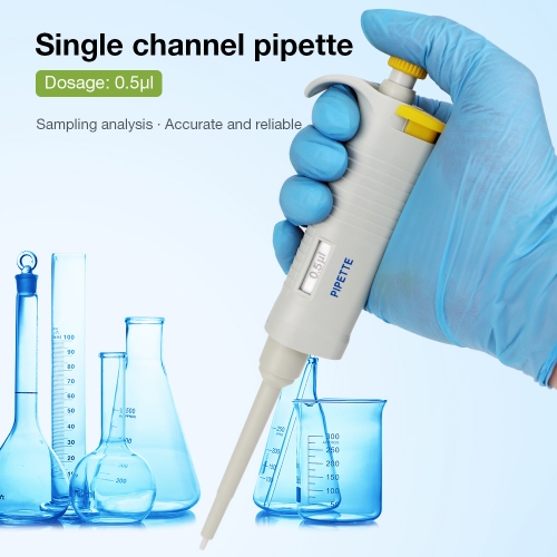 New Arrived Fixed Volume Pipette Manual Single Channel Pipettor 0.5UL Laboratory Micro Pipette