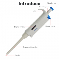 New Arrival Adjustable Pipette Lab Dropper Single Channel 0.1-2.5UL High Accurate Pipette Digital Micro-pipette For Laboratory