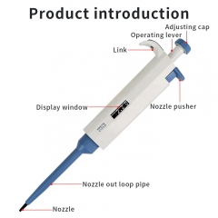 High Quality Adjustable Volume Micro Pipettes Pipette 0.1-2.5UL Manual Single Channel Laboratory Pipettes