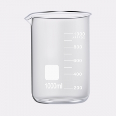 New Arrival Glass Beakers 1000ml Laboratory Beaker Measuring Cup Chemistry Borosilicate Glass Mug For School Low Form Beaker Lab