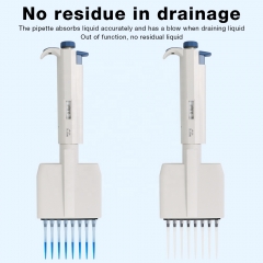 High Quality 8 Channel Pipette Fixed 0.5ul Volume Multi-channel Micro Pipettes for Laboratory