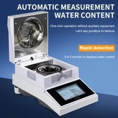 New Arrival Halogen Moisture Meter Lab 100g0.001g Grain Moisture Analyzer Machine Digital Display Infrared Moisture Analyzer