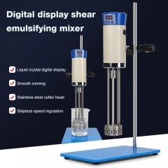 Laboratory High Speed Shear Emulsifier 40L Timing Digital Display Mixer Blender for Cosmetics FoodPaints Industry