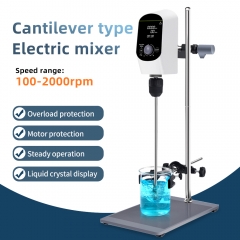 High speed 20L timing cantilever agitator electric laboratory overhead stirrer