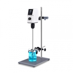 Laboratory electric overhead stirrer digital display stirrer with stirring rod and stand adjustable height speed equipment