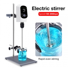 Chemistry lab equipment Lab Stirrers Mixer with Stirring Rod and Stand LCD Display Digital Electric Overhead Stirrer Mixer