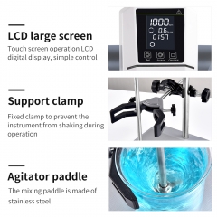 Manufacturer Agitator Overhead Stirrer Mixer Laboratory 30L Cosmetic Electronic Mixer Machines Lab Cantilever Electric Stirrers