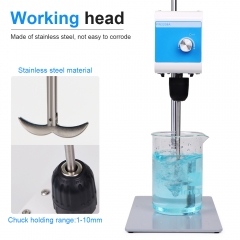 New Arrival Overhead Electric Stirrer Laboratory 5L Mixer Cosmetic Speed Control Mixing Agitator Cantilever Stirrer Mixers Lab