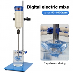 New Arrival Overhead Electric Stirrer Mixer For Lab Rotary Agitator Digital Display Mixer Laboratory Cantilever Stirrer Cosmetic