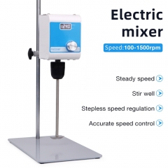 Lab Equipment 5L 100-1500r/min Mix Evenly Digital Mixer Overhead Electric Stirrer