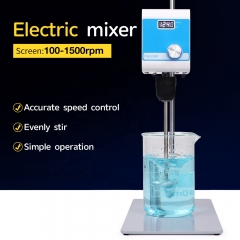 Lab Equipment 5L 100-1500r/min Mix Evenly Digital Mixer Overhead Electric Stirrer