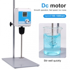 New Arrival Overhead Electric Stirrer 5L Digital Timing Laboratory Mixer Cosmetics Mixing Agitator Cantilever Stirrer Mixers Lab