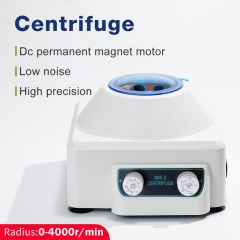 New Lab Benchtop Centrifuge Machine 6* 10ml Tube 1685xg Low Speed Laboratory Centrifuge 0-4000rpm