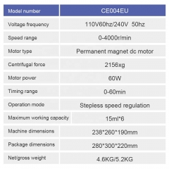 Wholesale Price 80-1S Permanent Magnet DC Motor 0-4000r/min Low Speed Centrifuge Machine for Laboratory