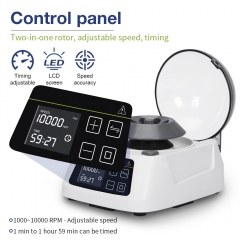 Laboratory Mini Centrifuge Machine For PRP With LCD Digital Display Timer Blood Plasma Centrifuge Lab display