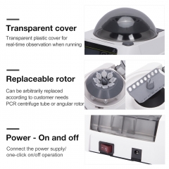 Mini Centrifuge Machine LCD Digital Display Microcentrifuge 1000-10000 RPM Adjustable Speed Lab Centrifuge Benchtop