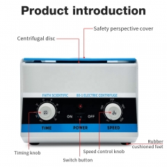 New Arrival laboratory Centrifuges 2156xg RCF Low Speed Centrifuge Machine for Medical prp Machine