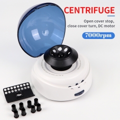 Mini Centrifuge LCD Digital Display Microcentrifuge2400RPM Adjustable Speed Lab Centrifuge Benchtop with 2 Rotors for PCR Strips