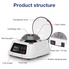 5000rpm LCD Display Laboratory Centrifuge Low Speed prp Blood Plasma Centrifuge Machine