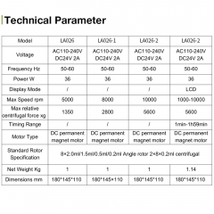 Lab Centrifuge Machine For PRP Microcentrifuge Laboratory Blood Plasma Mini Prp Centrifuge Machine