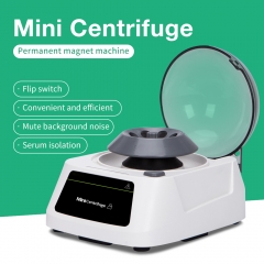 Electric Lab Centrifuge Machine Mini Centrifuge Digital Display Micro PCR Tube, Timing, Rotation Speed: 5000 RPM with Low Noise