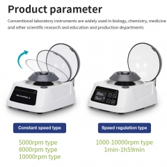 horizontal micro medical lab 6 tubes 10ml PRF PRP tube platelet rich plasma centrifuge machine